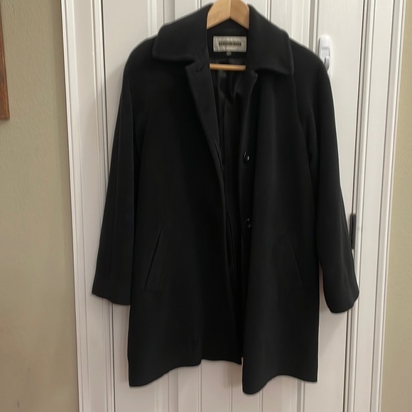 KRISTEN BLAKE ANGORA WOOL BLEND COAT.  M - Picture 2 of 8